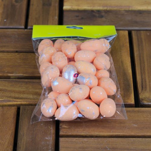 Húsvéti dekor tojás narancssárga 36 db / csomag 3 cm
