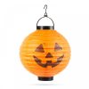 Halloween tökfej LED-es lampion 20 cm