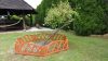 Ágyásszegély kerti kerítés "Summer Garden" 60x35cm terracotta