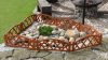 Ágyásszegély kerti kerítés "Summer Garden" 60x35cm terracotta