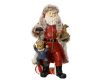 Luxury Karácsonyi figura "Nikolaus'" medvével 22 cm