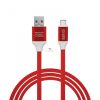 Adatkábel USB Type-C szilikon bevonat 4 szín 1 m