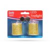 LED gyertya arany színű  2 db / bliszter