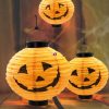 Kültéri Halloween tökfej szolár lampion 20 cm