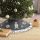 Karácsonyfatakaró, karácsonyfa alátét terítő 97cm - filc - szürke/ezüst