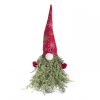 Karácsonyi Manó tuja szakáll, zöld, bordó 35 cm