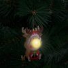 LED-es karácsonyfadísz fa, akasztható elemes 3 féle