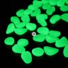 Világító kövek foszforeszkáló fluoreszkáló zöld 100 db-os szett