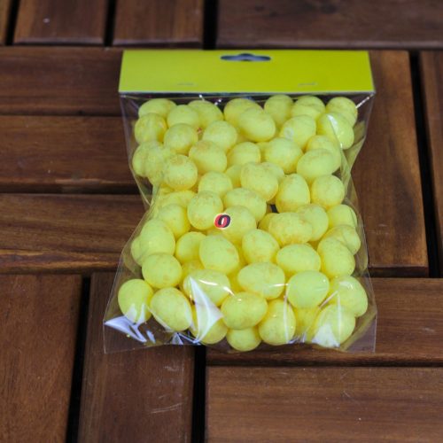 Húsvéti dekor tojás sárga 100 db / csomag 1,8 cm