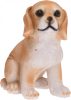 Prémium élethű ülő kutya figura 5 féle 15 cm