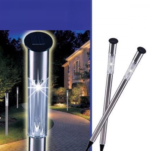Grundig leszúrható napelemes lámpa XL 70cm rozsdamentes acél