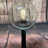 XL Grundig Filament LED napelemes lámpa Gömb üveg 18x33cm 2in1