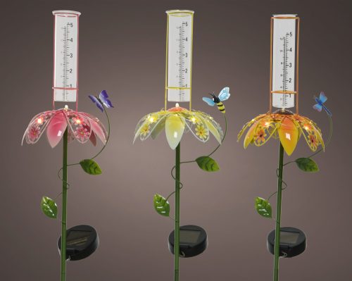 XL Luxury napelmes virág lámpa esőmérővel 85 cm 3 választható szín