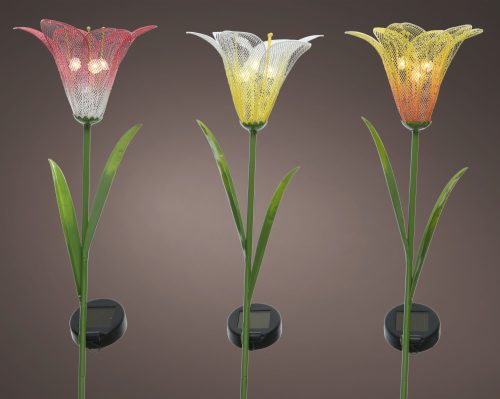 XL Luxury napelmes virág lámpa Liliom 83 cm 3 választható szín