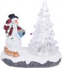Led-es karácsonyi figura akril 9 cm 3 féle választható kivitelben