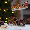LED-es karácsonyi falu figura 16,5 cm 2 féle választható kivitel