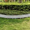 Kerti ágyásszegély kerítés Fehér Klasszikus design Pro Garden