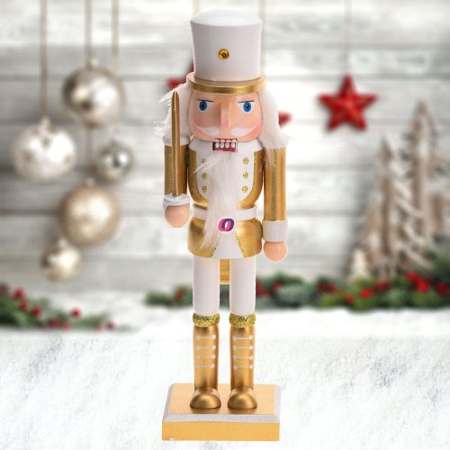 Diótörő figura Premium fa 25cm 4 féle karácsonyi figura