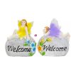Tündérkert figura tündér kövön "welcome" 2 féle választható szín Deconline Fairy Garden