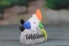Kerti törpe welcome felirattal kővel 2 féle választható szín Deconline Garden