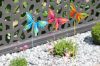 Leszúrós kerti dísz "pillangó" 61 cm fém 3 féle Deconline Garden