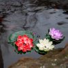 XL liliom Napelemes Lámpa kerti tóhoz Deconline Garden
