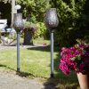 Luxury Lángokat imitáló napelemes lámpa 3 db-os szett 48 cm Deconline Garden