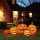 Halloweeni Felfújható tökök macskával 1,8 m LED világítással, IP44